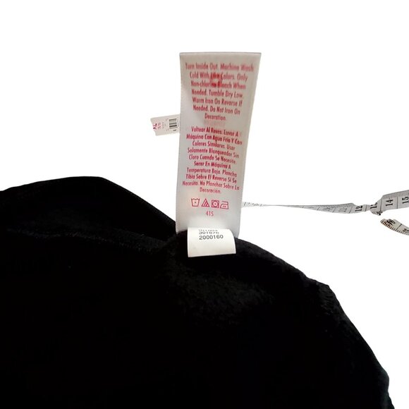 Justice Girls Black "Finding My Peace" Graphic  crewneck sweatshirtTop XL 16/18 - Picture 8 of 9